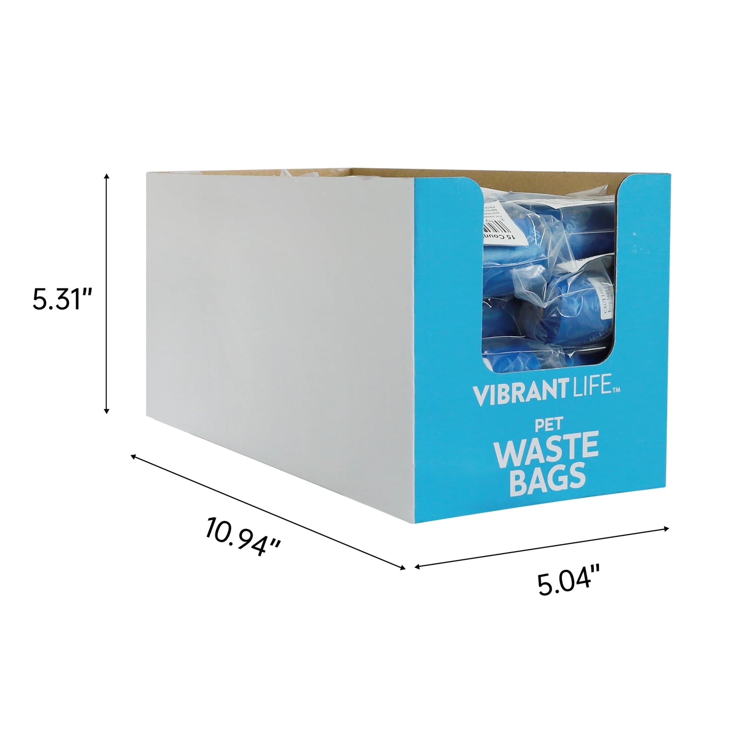 Dog Poop Bags, Leak Proof, Strong Waste Bag for Dogs, 15 Count