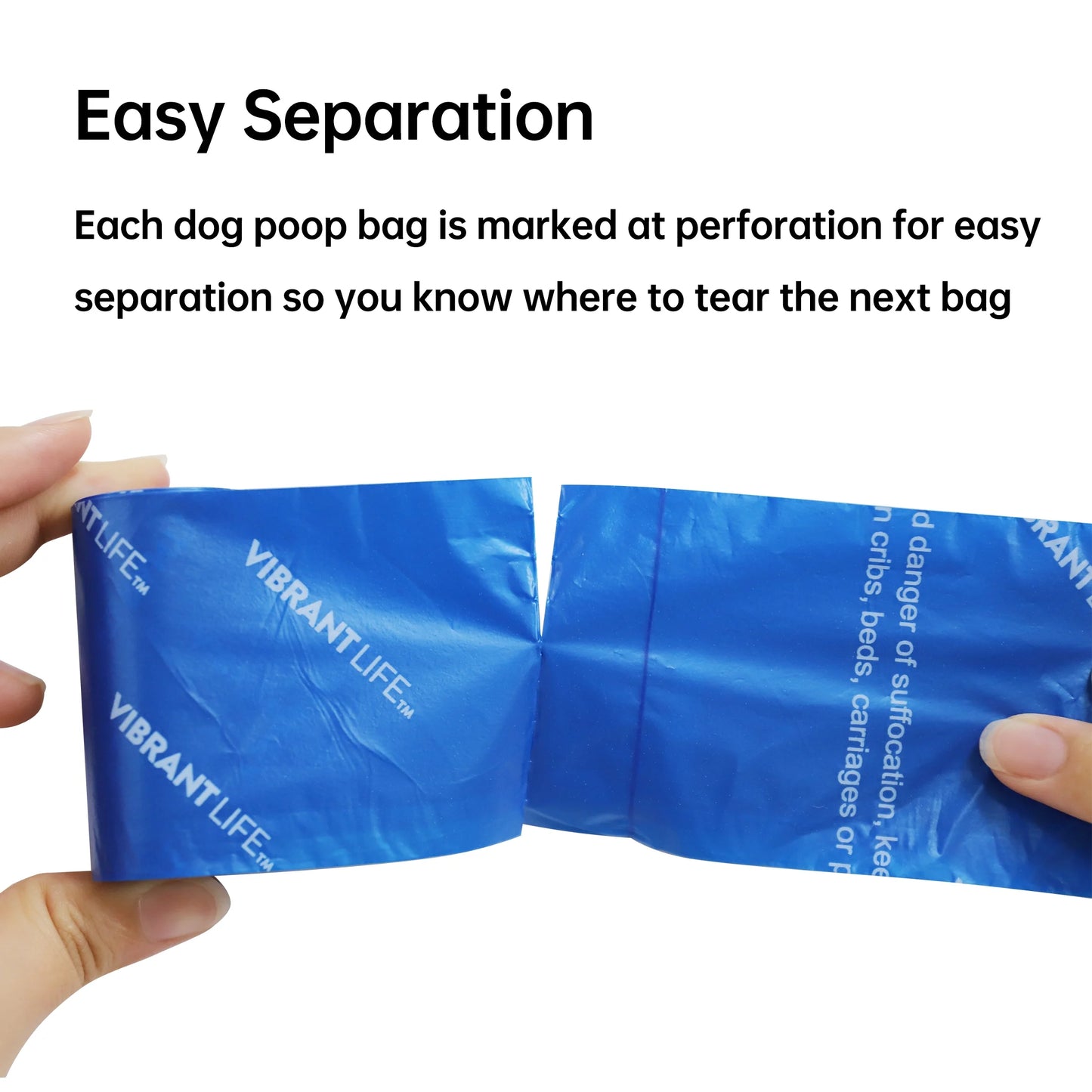 Dog Poop Bags, Leak Proof, Strong Waste Bag for Dogs, 15 Count