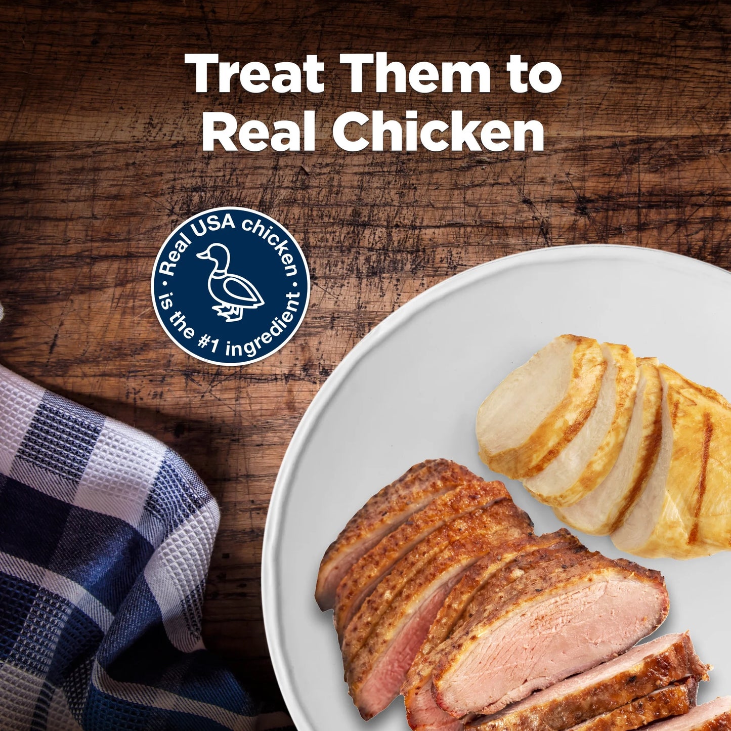 Nudges Jerky Cuts Dog Treats Made with Real Chicken & Duck, 8-Oz. Bag