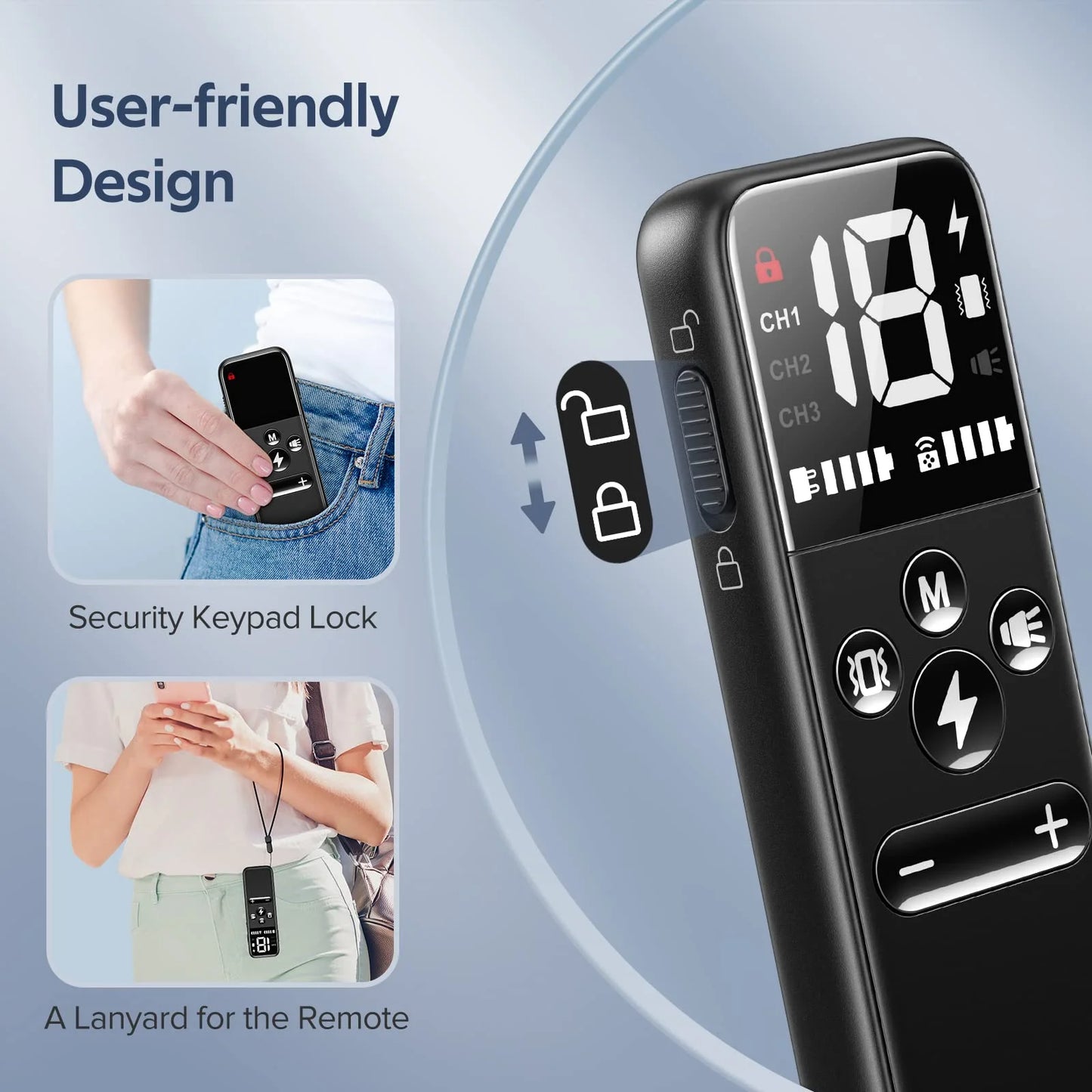 Dog Shock Collar, Training Collar with Remote for Puppies,Small, Medium, Large Dogs